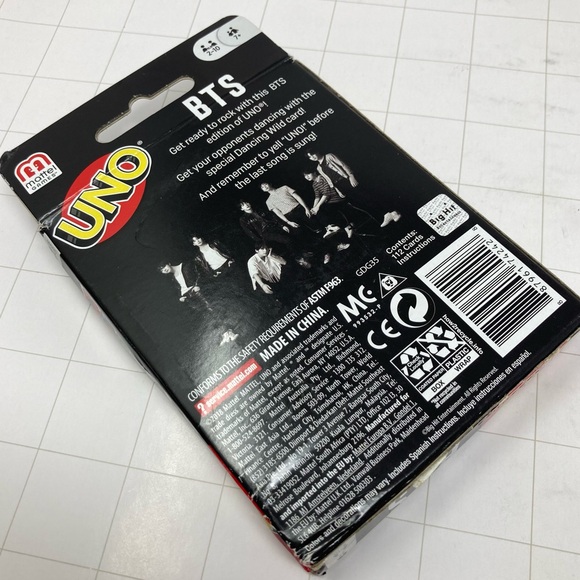Uno BTS - themed card game Mattel - complete - Picture 3 of 5